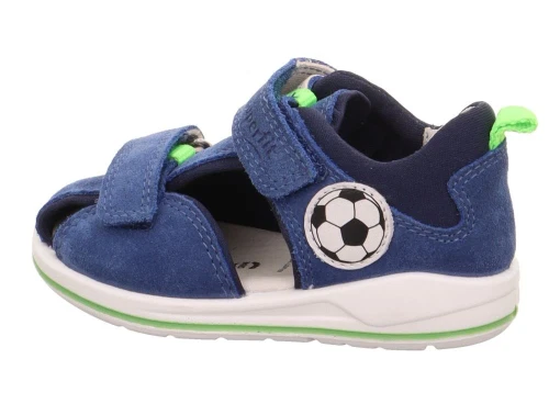 Superfit Boomerang sandal blå med fodbold